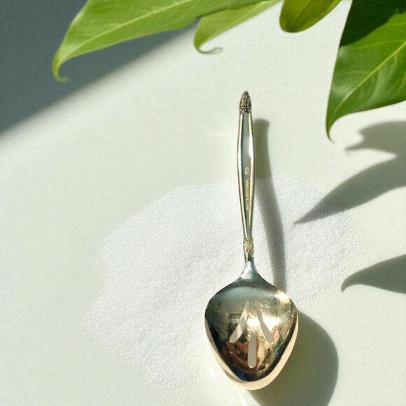 Wm Rogers 1847 Garland Sugar Sifter 6" - Picture 2 of 7